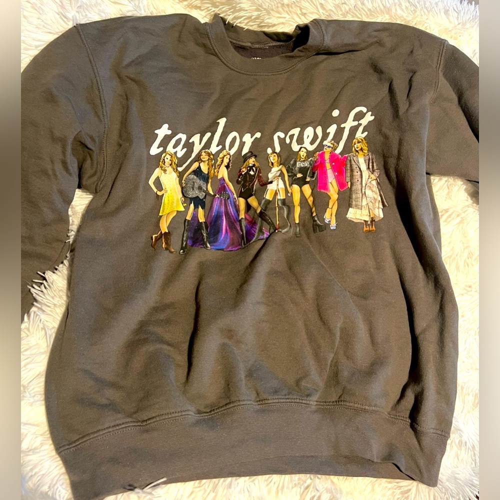 Taylor Swift - Eras Sweatshirt Until Folklore - M